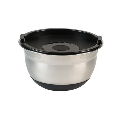 Maišymo indas su dangčiu, nerūdijantis plienas