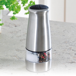 Salz- und Pfeffermühle, silber