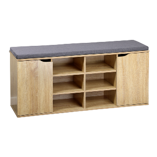 Schuhschrank mit Sitzkissen
