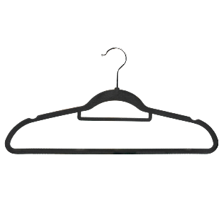 Coat hanger, pack of 25, anthracite