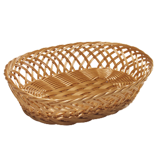 Brot- & Obstkorb, oval, 5er Pack