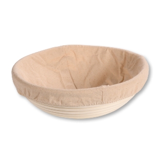 Bread and proofing basket, round
