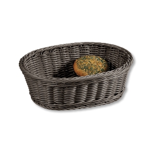 Bread and fruit basket, grey