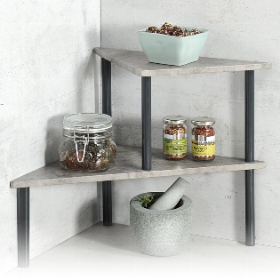 Küchenregal mit 2 Ebenen