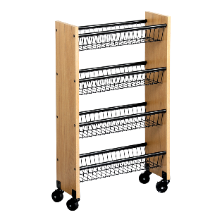 Kitchen trolley, metal, MDF