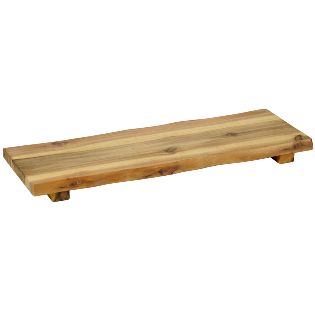 Serving board with feet