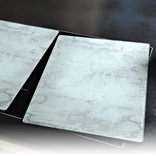 XL hob cover plate for hobs up to 80 cm wide