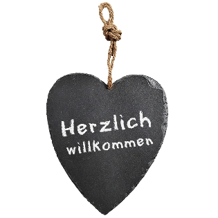Slate heart/slate plaque