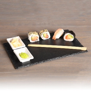 Serving platter sushi set slate