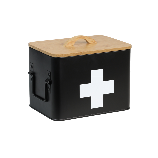 Storage box with bamboo lid, FSC