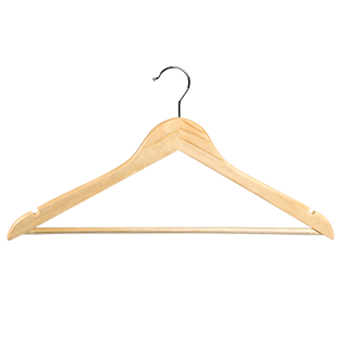 Shaped hangers, pack of 8, FSC