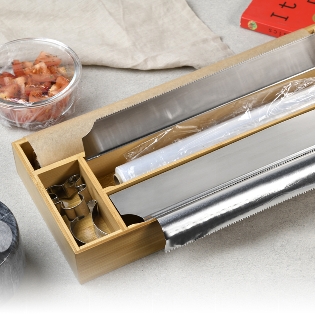 Folienspender, Bambus