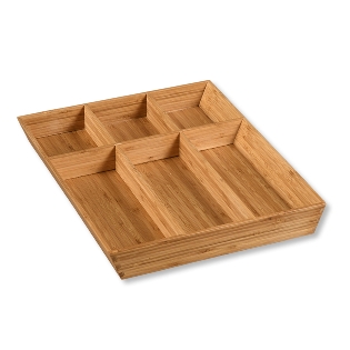 Cutlery tray made of FSC®-certified bamboo