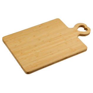 Schneidebrett, Herz, Bambus, FSC