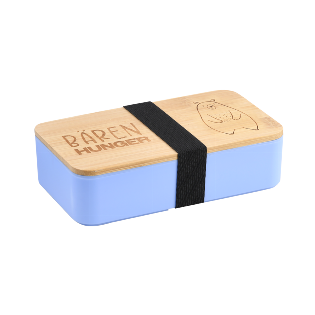 Lunch box, made of PP plastic, blue