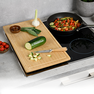 Cutting & covering plate