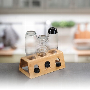 Flaschenhalter, Bambus