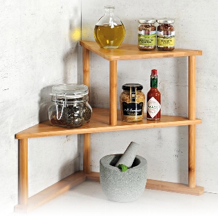 Kitchen corner shelf