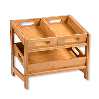 Küchenregal, Bambus