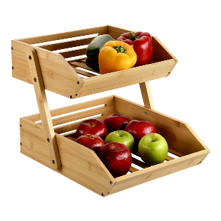 Bamboo kitchen shelf