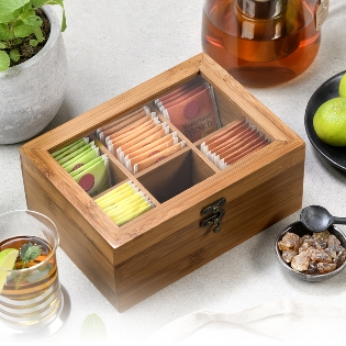 Tee-Box mit 6 Fächern