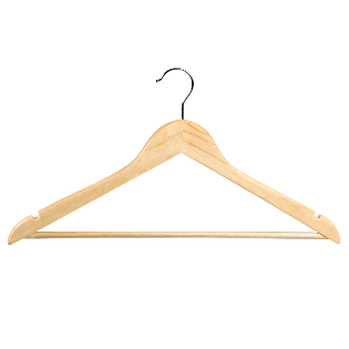 Shaped coat hanger - pack of 12