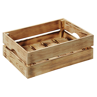 Aufbewahrungs-Dekokiste,geflammt