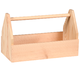 Werkzeugkiste, Kiefernholz, FSC
