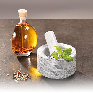 Marble Mortar with mallet