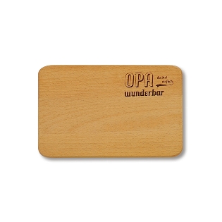 Schneidebrettchen Buche, "Opa, du bist…"