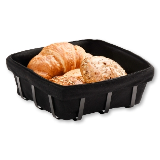 Bread and storage basket, black
