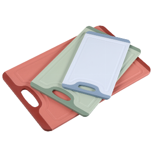 Schneidebretter, 3er, Kunststoff