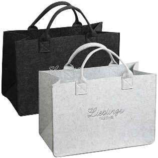 2er Set Taschen aus synthetischem Filz (PES)